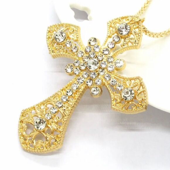 BJ Cross Necklace  - Picture 3 of 4